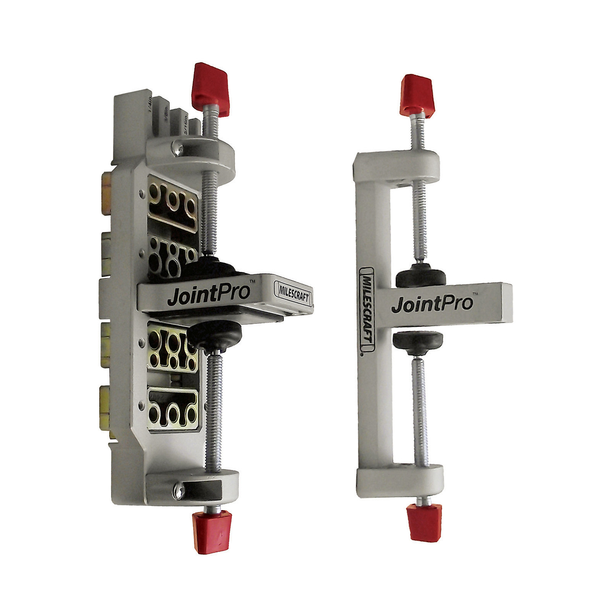 Milescraft Joint Pro Professional Self-Clamping Doweling Jig — All Steel, 4 Guide Bushings, Dual Clamp, Model# 13110003